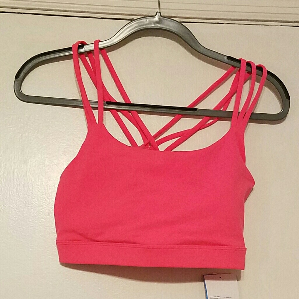 Gap Fit sports bra. Size large. Hot pink. NWT